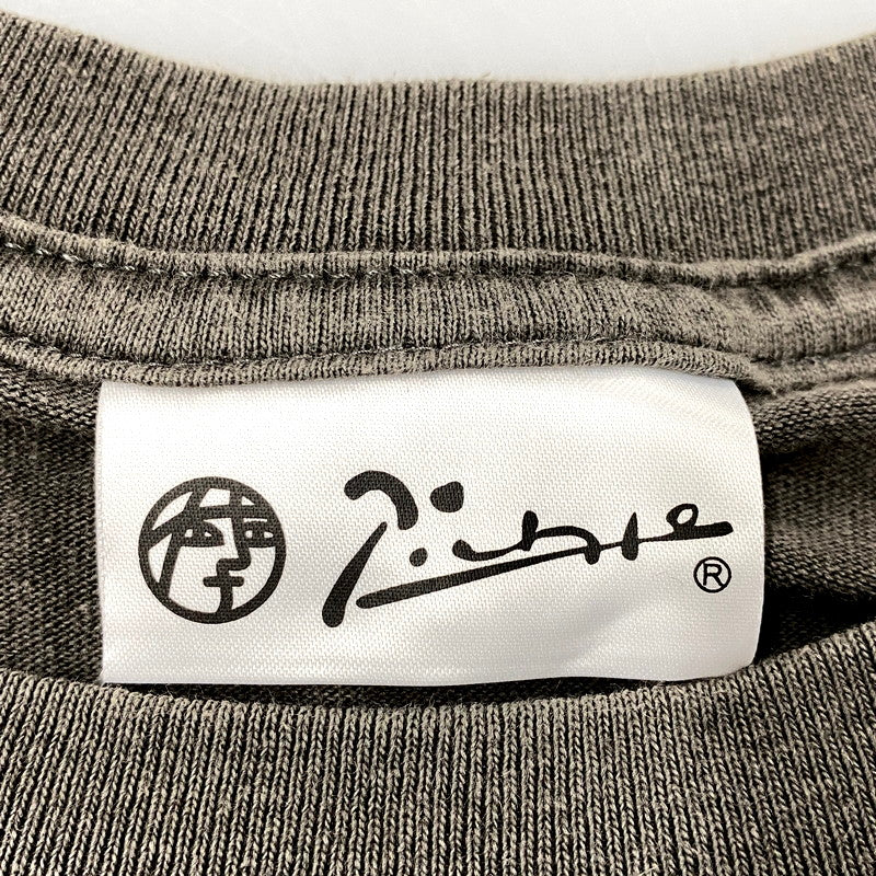 【中古品】【メンズ】 EDIFICE エディフィス PICASSO T-SHIRT 25-071-312-1002-2-0 ピカソ Tシャツ 半袖 トップス 147-250821-as-35-izu サイズ：XL カラー：グレー 万代Net店