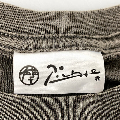【中古品】【メンズ】 EDIFICE エディフィス PICASSO T-SHIRT 25-071-312-1002-2-0 ピカソ Tシャツ 半袖 トップス 147-250821-as-35-izu サイズ：XL カラー：グレー 万代Net店