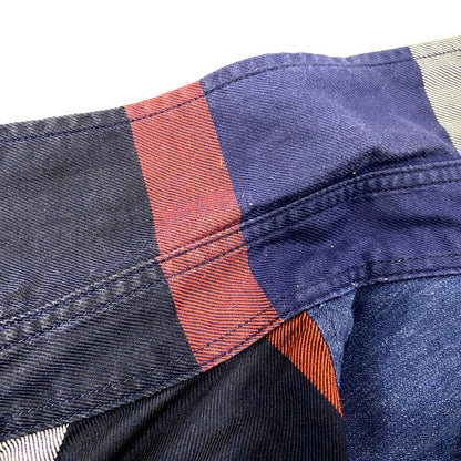 【中古品】【メンズ】 BLACK LABELCRESTBRIDGE ブラックレーベル・クレストブリッジ SS SHIRT 51M77-792-28 ショートスリーブ シャツ チェック 半袖 トップス 141-250821-as-31-izu サイズ：M カラー：マルチカラー 万代Net店