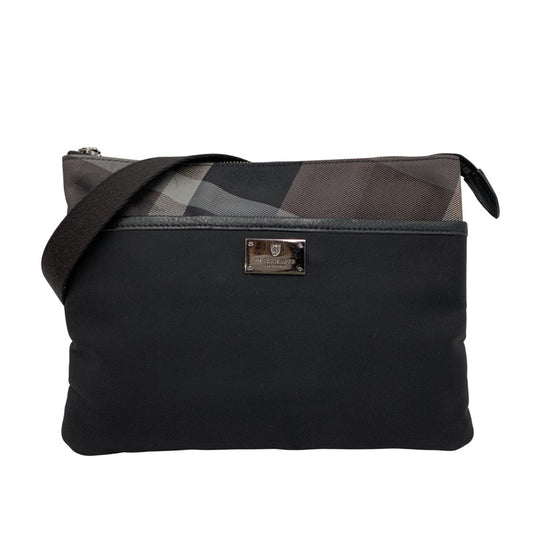 【中古品】【メンズ/レディース】 BLACK LABELCRESTBRIDGE ブラックレーベル・クレストブリッジ SHOULDER BAG 51131-134-09 ショルダー バッグ 鞄 カバン 188-250820-ay-15-izu カラー：ブラック 万代Net店