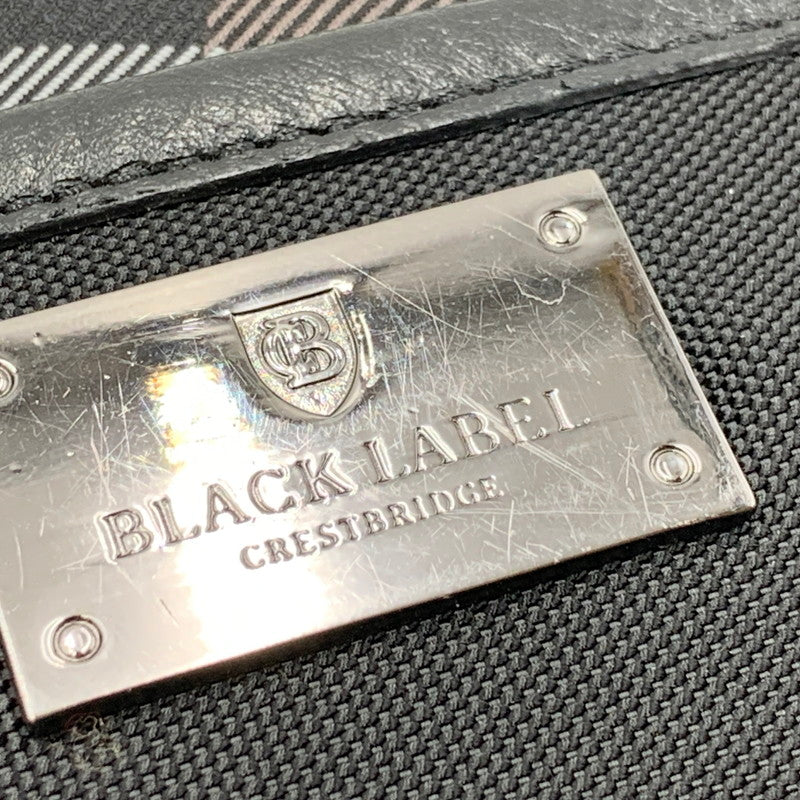 【中古品】【メンズ/レディース】 BLACK LABELCRESTBRIDGE ブラックレーベル・クレストブリッジ SHOULDER BAG 51131-134-09 ショルダー バッグ 鞄 カバン 188-250820-ay-15-izu カラー：ブラック 万代Net店