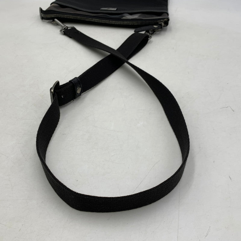 【中古品】【メンズ/レディース】 BLACK LABELCRESTBRIDGE ブラックレーベル・クレストブリッジ SHOULDER BAG 51131-134-09 ショルダー バッグ 鞄 カバン 188-250820-ay-15-izu カラー：ブラック 万代Net店