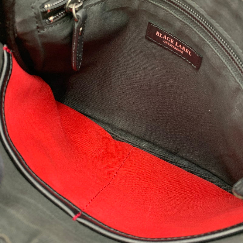 【中古品】【メンズ/レディース】 BLACK LABELCRESTBRIDGE ブラックレーベル・クレストブリッジ SHOULDER BAG 51131-134-09 ショルダー バッグ 鞄 カバン 188-250820-ay-15-izu カラー：ブラック 万代Net店