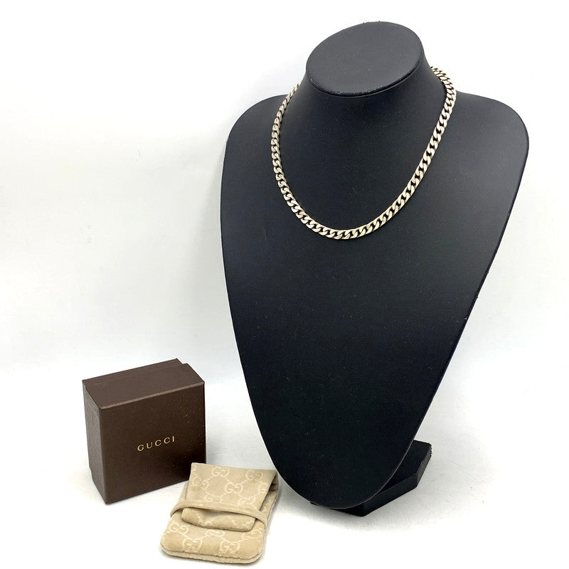 【中古品】【レディース】 OLD GUCCI オールド グッチ SV925 喜平 CHAIN NECKLACE チェーン ネックレス アクセサリー 182-250817-ya-11-izu カラー：シルバー 万代Net店