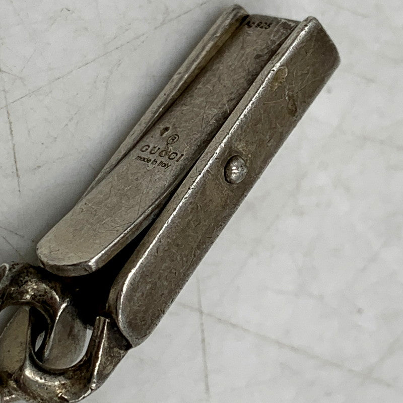 【中古品】【レディース】 OLD GUCCI オールド グッチ SV925 喜平 CHAIN NECKLACE チェーン ネックレス アクセサリー 182-250817-ya-11-izu カラー：シルバー 万代Net店