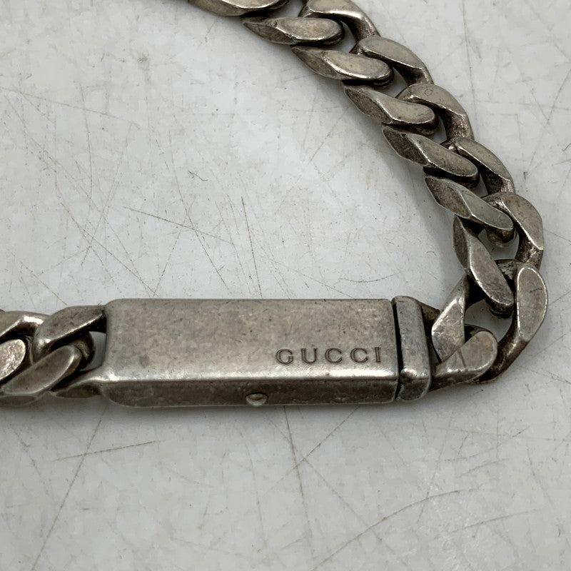 【中古品】【レディース】 OLD GUCCI オールド グッチ SV925 喜平 CHAIN NECKLACE チェーン ネックレス アクセサリー 182-250817-ya-11-izu カラー：シルバー 万代Net店
