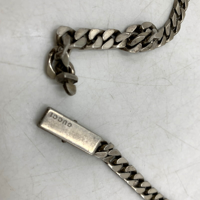 【中古品】【レディース】 OLD GUCCI オールド グッチ SV925 喜平 CHAIN NECKLACE チェーン ネックレス アクセサリー 182-250817-ya-11-izu カラー：シルバー 万代Net店