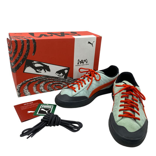 【中古品】【メンズ】 PUMA プーマ CLYDE RUBBER PAM 390450-01 クライド ラバー パム スニーカー シューズ 靴 162-250822-ay-18-izu サイズ：27.5cm カラー：LIGHT ACUA/WORM ARDS 万代Net店