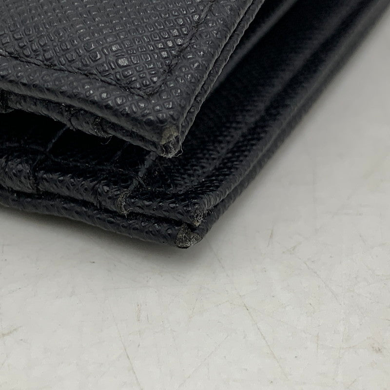 【中古品】【メンズ/レディース】 Emporio Armani エンポリオ・アルマーニ 二つ折り財布 サイフ ウォレット 201-250820-ay-12-izu カラー：ブラック 万代Net店