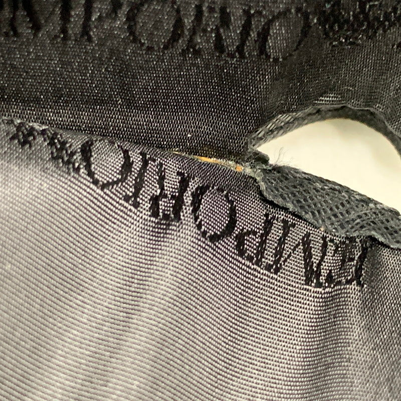 【中古品】【メンズ/レディース】 Emporio Armani エンポリオ・アルマーニ 二つ折り財布 サイフ ウォレット 201-250820-ay-12-izu カラー：ブラック 万代Net店