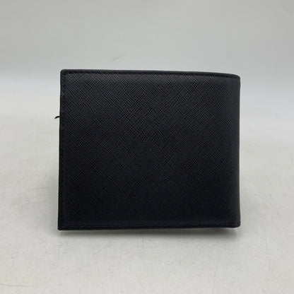 【中古品】【メンズ/レディース】 Emporio Armani エンポリオ・アルマーニ 二つ折り財布 サイフ ウォレット 201-250820-ay-12-izu カラー：ブラック 万代Net店