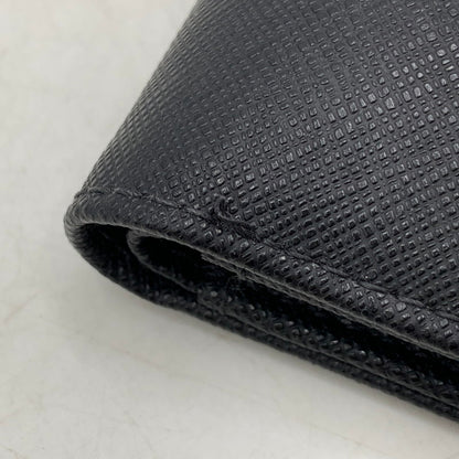 【中古品】【メンズ/レディース】 Emporio Armani エンポリオ・アルマーニ 二つ折り財布 サイフ ウォレット 201-250820-ay-12-izu カラー：ブラック 万代Net店