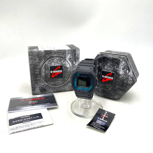 【中古美品】【メンズ/レディース】 G-SHOCK ジーショック TOUGH SOLAR DIGITAL WATCH GW-B5600-2DR タフソーラー デジタル 腕時計 196-250819-as-17-izu カラー：ブラック×ブルー 万代Net店