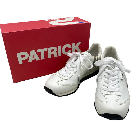 【中古美品】【レディース】 PATRICK パトリック LOW CUT SNEAKERS MARATHON-DE 503310 ローカット スニーカー シューズ 靴 166-250819-as-12-izu サイズ：39 カラー：ホワイト 万代Net店