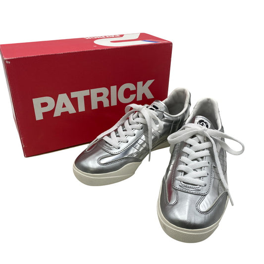 【中古美品】【レディース】 PATRICK パトリック LOW CUT SNEAKERS MICKEY/COP 721004 ローカット スニーカー シューズ 靴 166-250819-as-13-izu サイズ：38 カラー：シルバー 万代Net店
