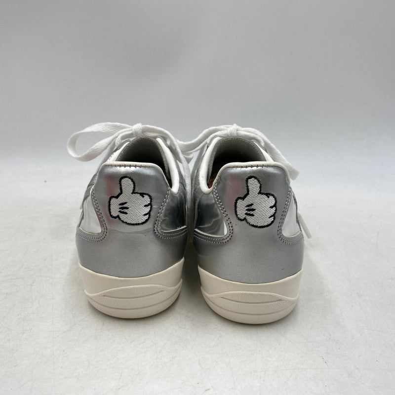 【中古美品】【レディース】 LOW CUT SNEAKERS MICKEY/COP 721004 ローカット スニーカー シューズ 靴 166-250819-as-13-izu サイズ：38 カラー：シルバー 万代Net店
