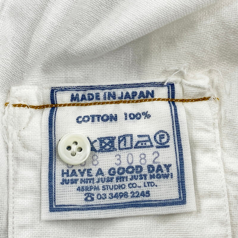 【中古品】【レディース】 45R フォーティファイブ・アール 908オーシャンボタンダウンシャツ 長袖 トップス 168-250821-as-21-izu サイズ：2 カラー：ホワイト 万代Net店