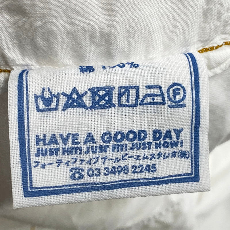 【中古品】【レディース】 45R フォーティファイブ・アール 908オーシャンボタンダウンシャツ 長袖 トップス 168-250821-as-20-izu サイズ：2 カラー：ホワイト 万代Net店