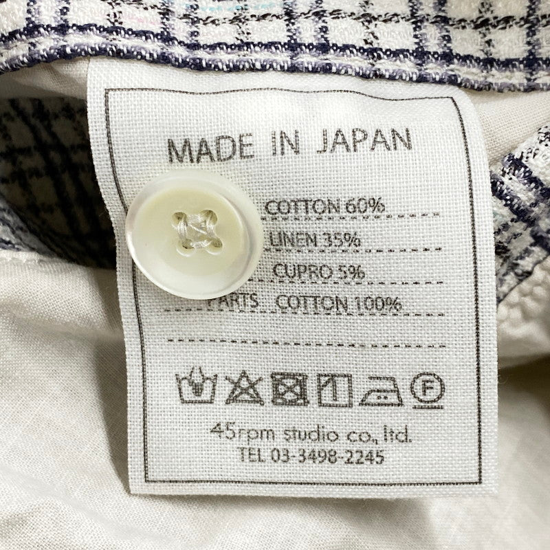 【中古品】【レディース】 45R フォーティファイブ・アール VEST ベスト ホワイトツイード 168-250821-as-19-izu サイズ：3 カラー：マルチカラー 万代Net店