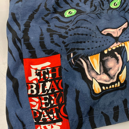 【現状渡し品】【メンズ】 WACKO MARIA ワコマリア × BLACKEYEPATCH ブラックアイパッチ × TIM LEHI ティム リーハイ HAWAIIAN SHORTS ハワイアン ショーツ ショート パンツ ズボン ボトムス 153-250820-ay-01-izu サイズ：XL カラー：ネイビー 万代Net店