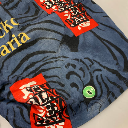 【現状渡し品】【メンズ】 WACKO MARIA ワコマリア × BLACKEYEPATCH ブラックアイパッチ × TIM LEHI ティム リーハイ HAWAIIAN SHORTS ハワイアン ショーツ ショート パンツ ズボン ボトムス 153-250820-ay-01-izu サイズ：XL カラー：ネイビー 万代Net店