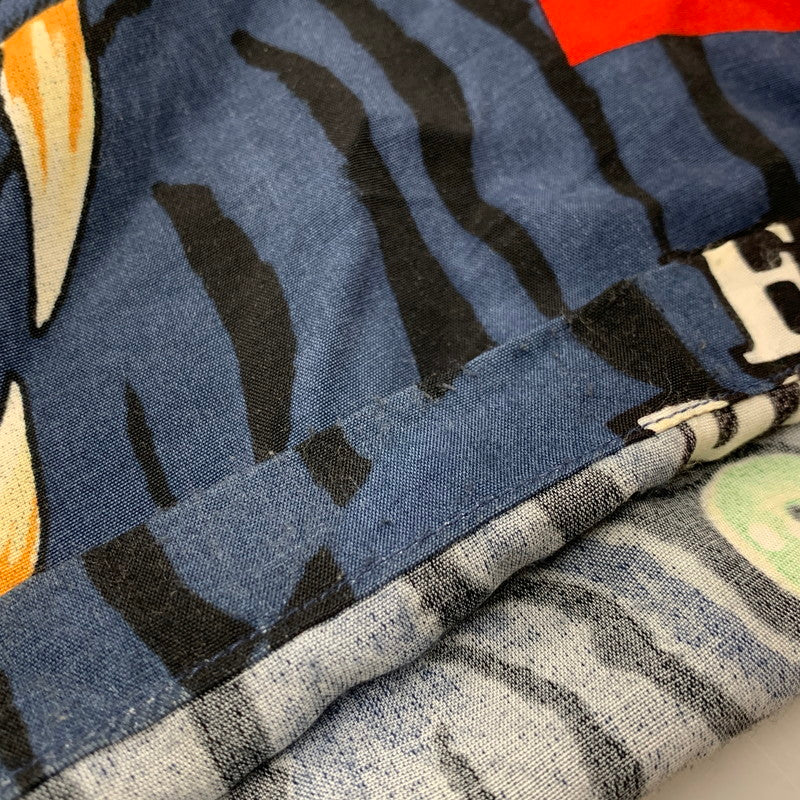 【現状渡し品】【メンズ】 WACKO MARIA ワコマリア × BLACKEYEPATCH ブラックアイパッチ × TIM LEHI ティム リーハイ HAWAIIAN SHORTS ハワイアン ショーツ ショート パンツ ズボン ボトムス 153-250820-ay-01-izu サイズ：XL カラー：ネイビー 万代Net店