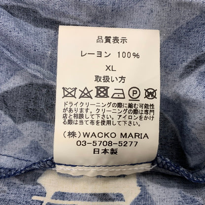 【現状渡し品】【メンズ】 WACKO MARIA ワコマリア × BLACKEYEPATCH ブラックアイパッチ × TIM LEHI ティム リーハイ HAWAIIAN SHORTS ハワイアン ショーツ ショート パンツ ズボン ボトムス 153-250820-ay-01-izu サイズ：XL カラー：ネイビー 万代Net店