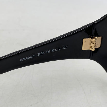 【中古品】【メンズ/レディース】 TOM FORD トムフォード ALESSANDRA SUNGLASSES TF94 アレクサンドラ サングラス 小物 服飾雑貨 203-250820-ay-05-izu サイズ：65口17-125 カラー：ブラック 万代Net店