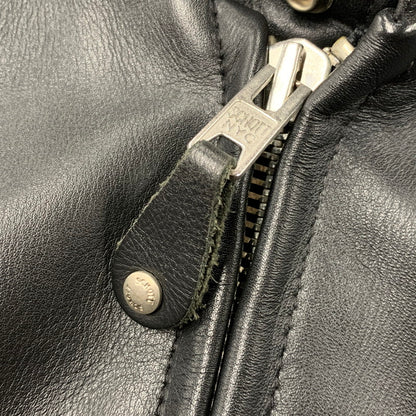 【中古品】【メンズ】 schott ショット 6061 COWHIDE SINGLE RIDERS JACKET シングル ライダース ジャケット USA製 アウター 145-250820-ay-03-izu サイズ：36 カラー：ブラック 万代Net店