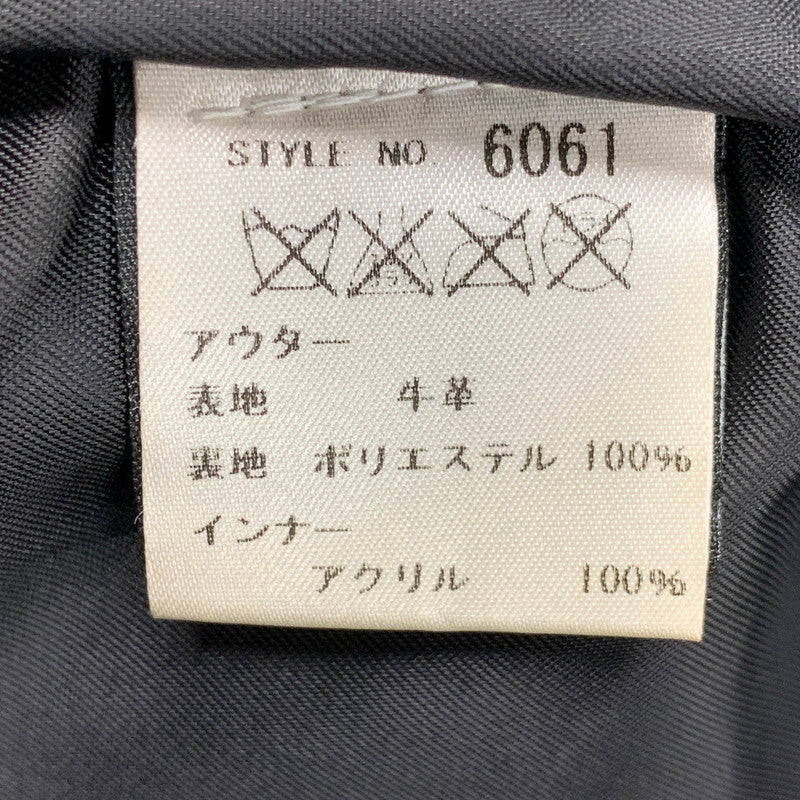 【中古品】【メンズ】 schott ショット 6061 COWHIDE SINGLE RIDERS JACKET シングル ライダース ジャケット USA製 アウター 145-250820-ay-03-izu サイズ：36 カラー：ブラック 万代Net店