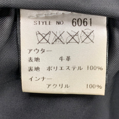 【中古品】【メンズ】 schott ショット 6061 COWHIDE SINGLE RIDERS JACKET シングル ライダース ジャケット USA製 アウター 145-250820-ay-03-izu サイズ：36 カラー：ブラック 万代Net店