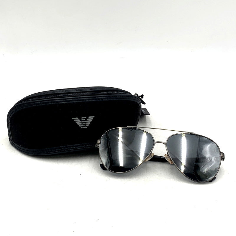 【中古品】【メンズ】 Emporio Armani エンポリオ・アルマーニ EA2046D SUNGLASSES サングラス 眼鏡 アイウェア 服飾雑貨 203-250828-ma-14-izu サイズ：62□13 145 カラー：シルバー×グレー系 万代Net店