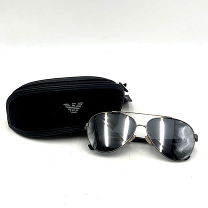 【中古品】【メンズ】 Emporio Armani エンポリオ・アルマーニ EA2046D SUNGLASSES サングラス 眼鏡 アイウェア 服飾雑貨 203-250828-ma-14-izu サイズ：62□13 145 カラー：シルバー×グレー系 万代Net店