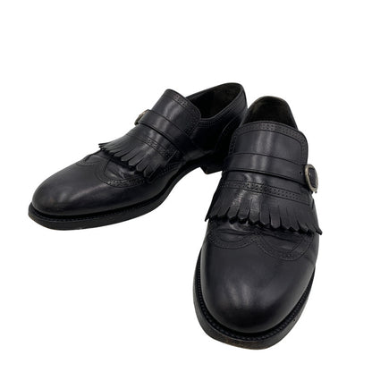 【中古品】【メンズ】 Berluti ベルルッティ 3228 ウイングチップ シングルモンシューズ 靴 183-250820-ay-04-izu サイズ：8.5 カラー：ブラック 万代Net店