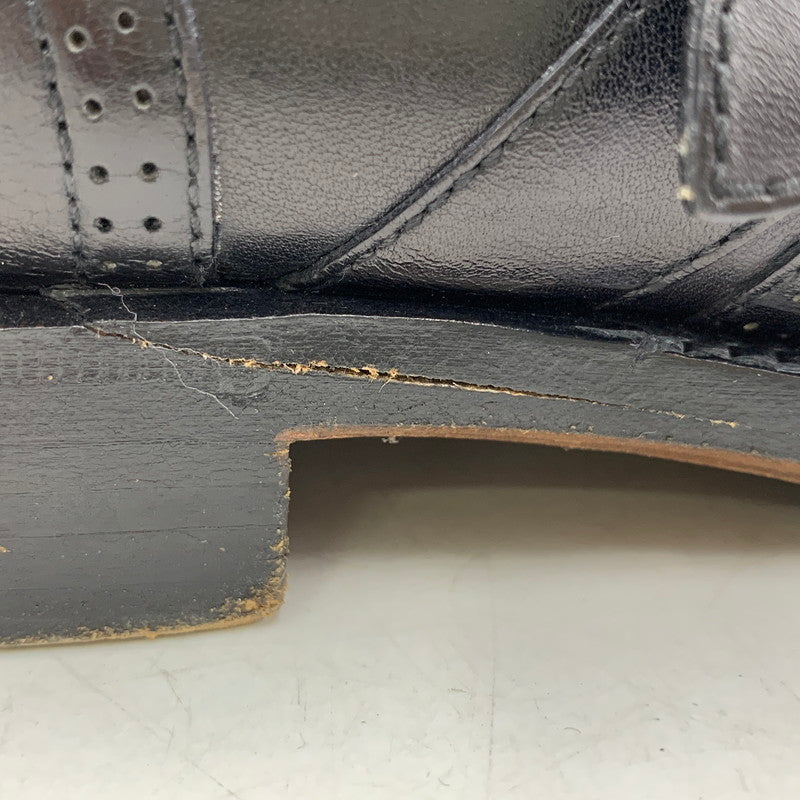 【中古品】【メンズ】 Berluti ベルルッティ 3228 ウイングチップ シングルモンシューズ 靴 183-250820-ay-04-izu サイズ：8.5 カラー：ブラック 万代Net店