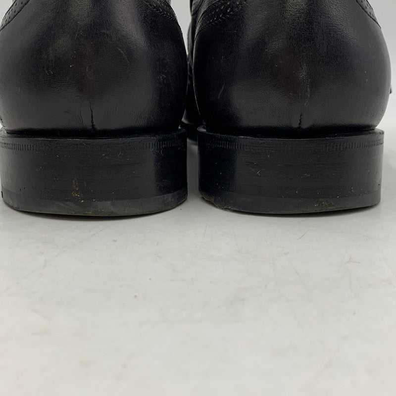 【中古品】【メンズ】 Berluti ベルルッティ 3228 ウイングチップ シングルモンシューズ 靴 183-250820-ay-04-izu サイズ：8.5 カラー：ブラック 万代Net店