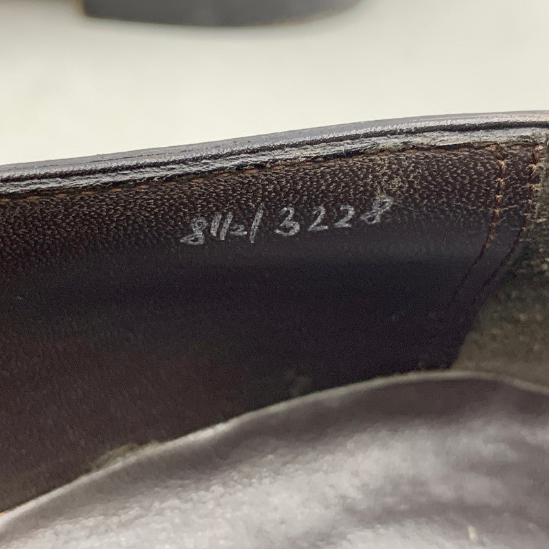 【中古品】【メンズ】 Berluti ベルルッティ 3228 ウイングチップ シングルモンシューズ 靴 183-250820-ay-04-izu サイズ：8.5 カラー：ブラック 万代Net店