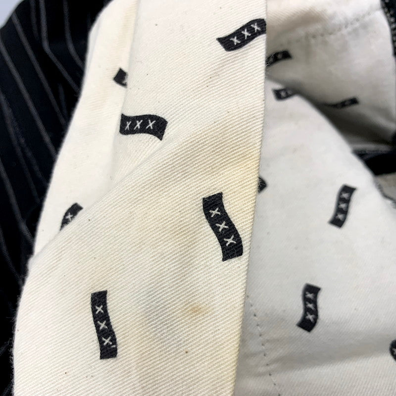 【中古品】【メンズ】 GOD SELECTION XXX ゴッドセレクション トリプルエックス STRIPE EASY PANTS ストライプ イージーパンツ ボトムス 153-250821-as-04-izu サイズ：L カラー：ブラック 万代Net店