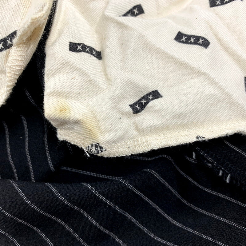 【中古品】【メンズ】 GOD SELECTION XXX ゴッドセレクション トリプルエックス STRIPE EASY PANTS ストライプ イージーパンツ ボトムス 153-250821-as-04-izu サイズ：L カラー：ブラック 万代Net店