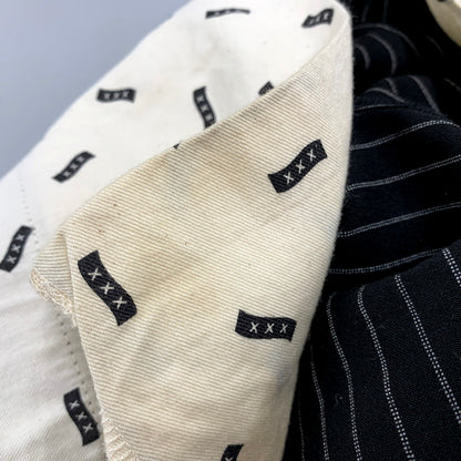 【中古品】【メンズ】 GOD SELECTION XXX ゴッドセレクション トリプルエックス STRIPE EASY PANTS ストライプ イージーパンツ ボトムス 153-250821-as-04-izu サイズ：L カラー：ブラック 万代Net店