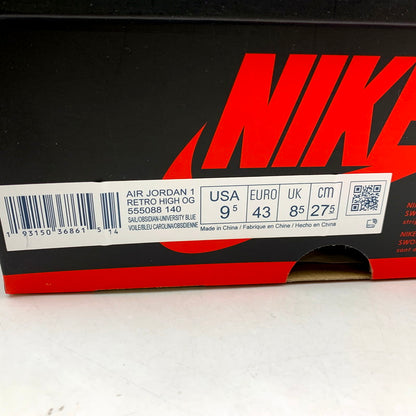 【中古品】【メンズ】 NIKE ナイキ AIR JORDAN 1 RETRO HIGH OG 555088-140 エアジョーダン 1 レトロ ハイ OG スニーカー シューズ 靴 160-250821-as-14-izu サイズ：27.5cm カラー：SAIL/OBSIDIAN-UNIVERSITY BLUE 万代Net店