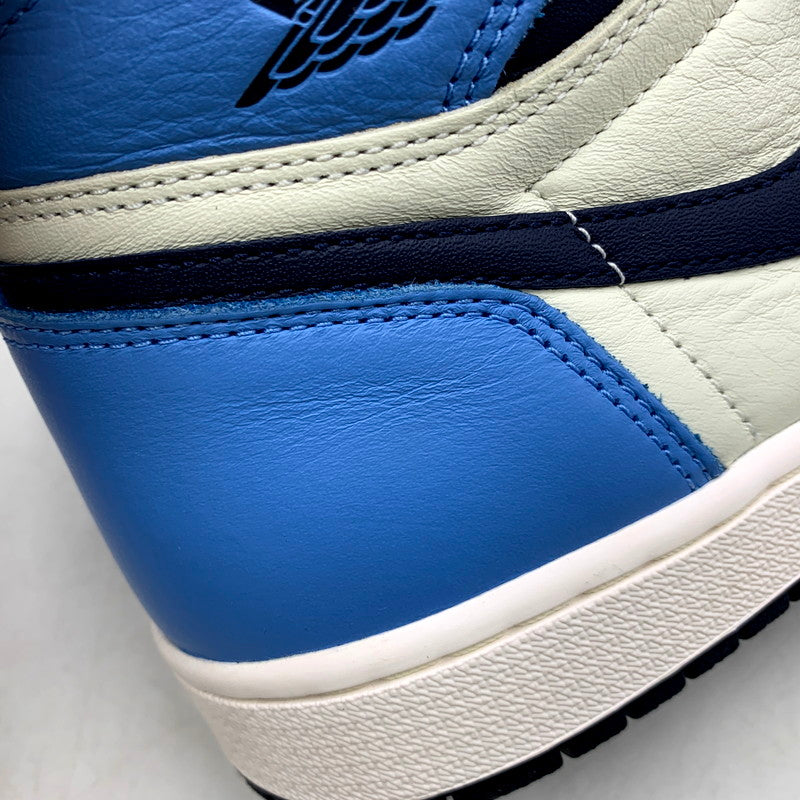 【中古品】【メンズ】 NIKE ナイキ AIR JORDAN 1 RETRO HIGH OG 555088-140 エアジョーダン 1 レトロ ハイ OG スニーカー シューズ 靴 160-250821-as-14-izu サイズ：27.5cm カラー：SAIL/OBSIDIAN-UNIVERSITY BLUE 万代Net店