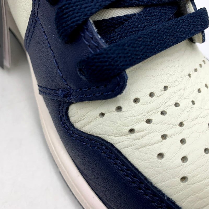 【中古品】【メンズ】 NIKE ナイキ AIR JORDAN 1 RETRO HIGH OG 555088-140 エアジョーダン 1 レトロ ハイ OG スニーカー シューズ 靴 160-250821-as-14-izu サイズ：27.5cm カラー：SAIL/OBSIDIAN-UNIVERSITY BLUE 万代Net店