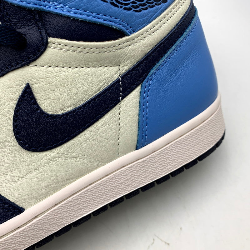 【中古品】【メンズ】 NIKE ナイキ AIR JORDAN 1 RETRO HIGH OG 555088-140 エアジョーダン 1 レトロ ハイ OG スニーカー シューズ 靴 160-250821-as-14-izu サイズ：27.5cm カラー：SAIL/OBSIDIAN-UNIVERSITY BLUE 万代Net店
