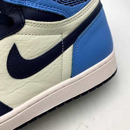 【中古品】【メンズ】 NIKE ナイキ AIR JORDAN 1 RETRO HIGH OG 555088-140 エアジョーダン 1 レトロ ハイ OG スニーカー シューズ 靴 160-250821-as-14-izu サイズ：27.5cm カラー：SAIL/OBSIDIAN-UNIVERSITY BLUE 万代Net店