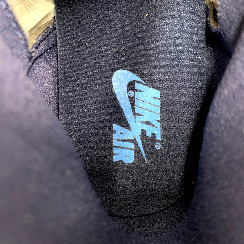 【中古品】【メンズ】 NIKE ナイキ AIR JORDAN 1 RETRO HIGH OG 555088-140 エアジョーダン 1 レトロ ハイ OG スニーカー シューズ 靴 160-250821-as-14-izu サイズ：27.5cm カラー：SAIL/OBSIDIAN-UNIVERSITY BLUE 万代Net店