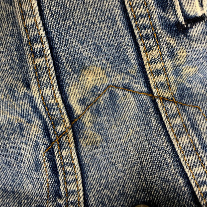 【中古品】【メンズ】 Levi's リーバイス DENIM BOA JACKET 70608-0216 デニム ボア ジャケット USA製 アウター 146-250821-as-09-izu サイズ：36R カラー：ライトインディゴ 万代Net店