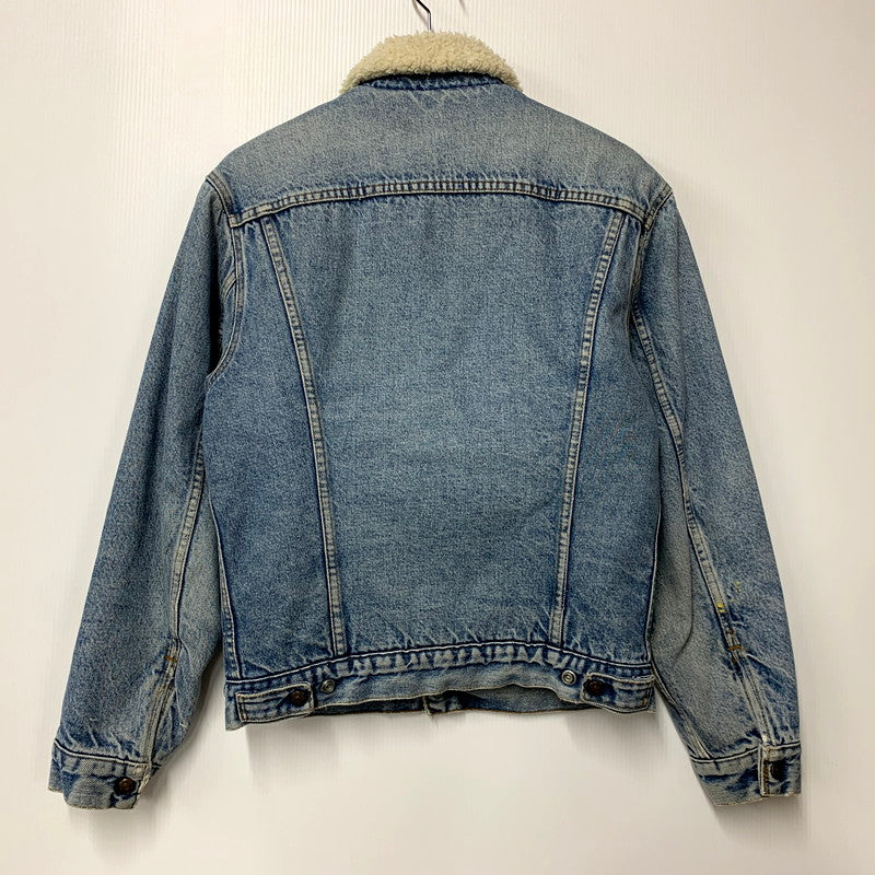 【中古品】【メンズ】 Levi's リーバイス DENIM BOA JACKET 70608-0216 デニム ボア ジャケット USA製 アウター 146-250821-as-09-izu サイズ：36R カラー：ライトインディゴ 万代Net店
