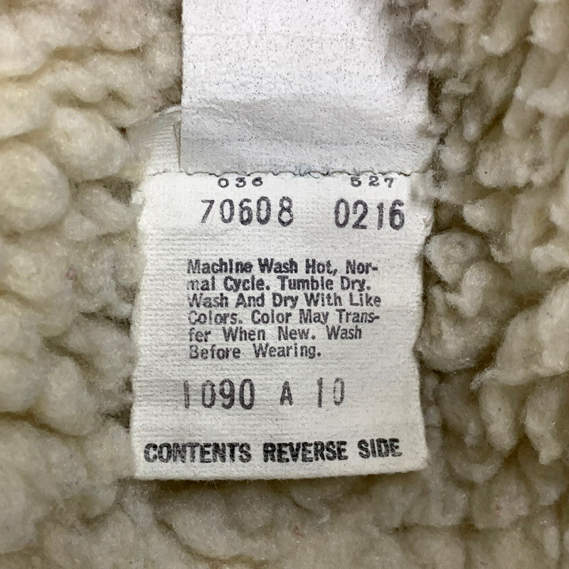 【中古品】【メンズ】 Levi's リーバイス DENIM BOA JACKET 70608-0216 デニム ボア ジャケット USA製 アウター 146-250821-as-09-izu サイズ：36R カラー：ライトインディゴ 万代Net店