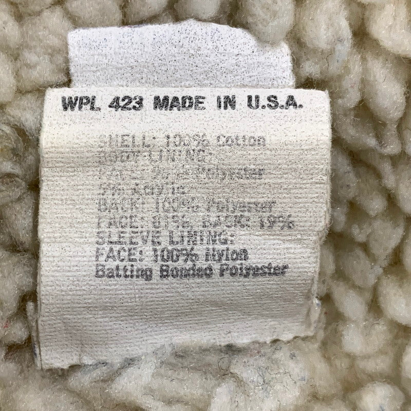 【中古品】【メンズ】 Levi's リーバイス DENIM BOA JACKET 70608-0216 デニム ボア ジャケット USA製 アウター 146-250821-as-09-izu サイズ：36R カラー：ライトインディゴ 万代Net店